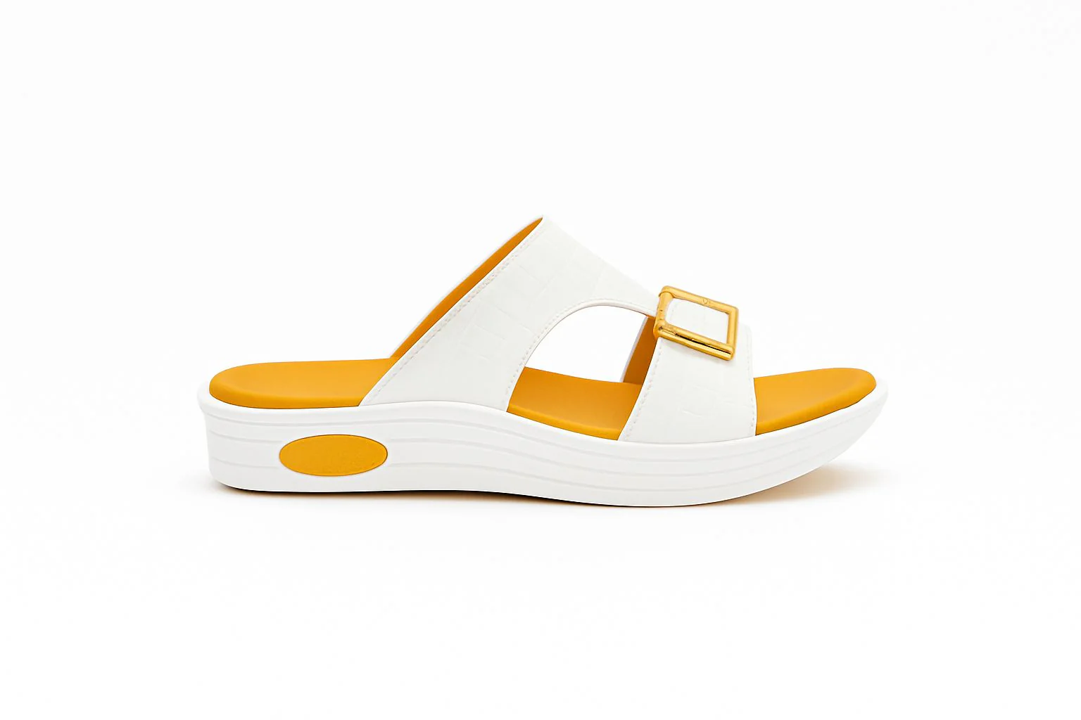 Men Arabic Style Comfort Slippers with Buckle | Soft Cushioned Sole|ZEE-5029 - Image 13