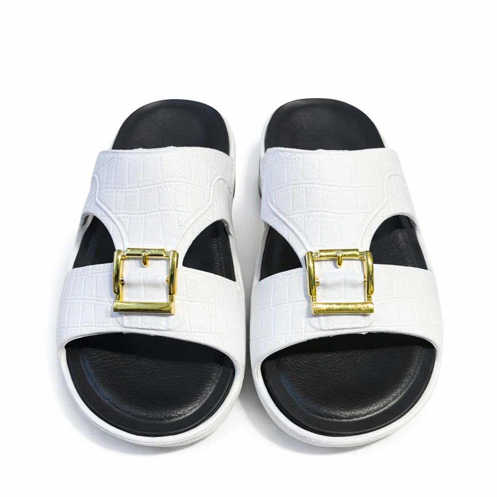 Men Arabic Style Comfort Slippers with Buckle | Soft Cushioned Sole|ZEE-5029 - Image 18