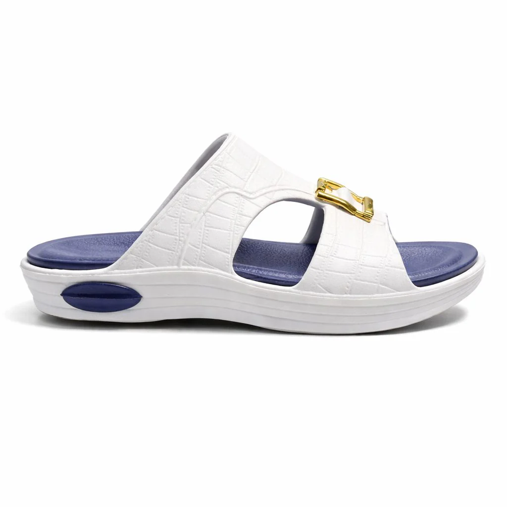 Men Arabic Style Comfort Slippers with Buckle | Soft Cushioned Sole|ZEE-5029 - Image 20