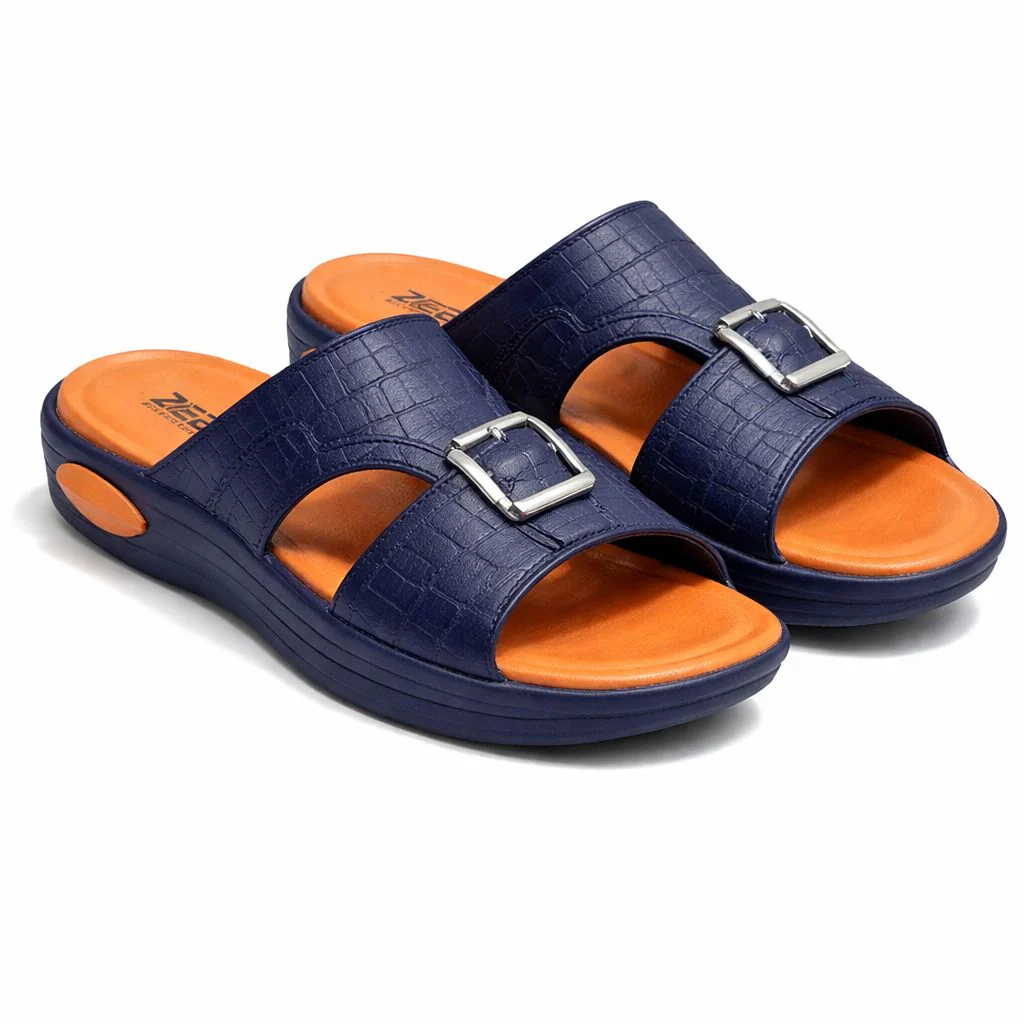 Men Arabic Style Comfort Slippers with Buckle | Soft Cushioned Sole|ZEE-5029 - Image 23