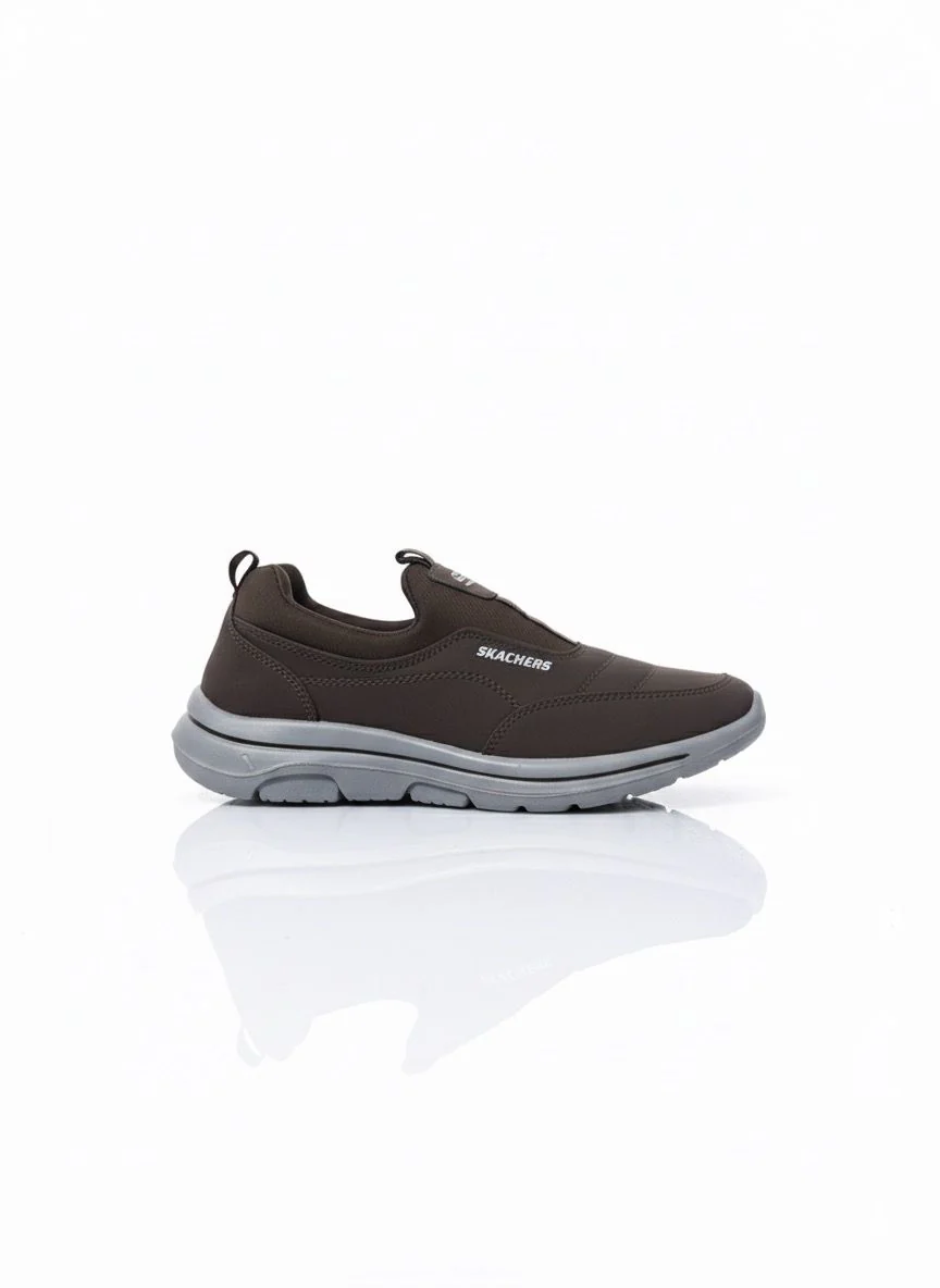 Men’s Black Slip- Walking Sneakers | Lightweight Comfortable Daily Wear Shoes |N-31 - Image 7