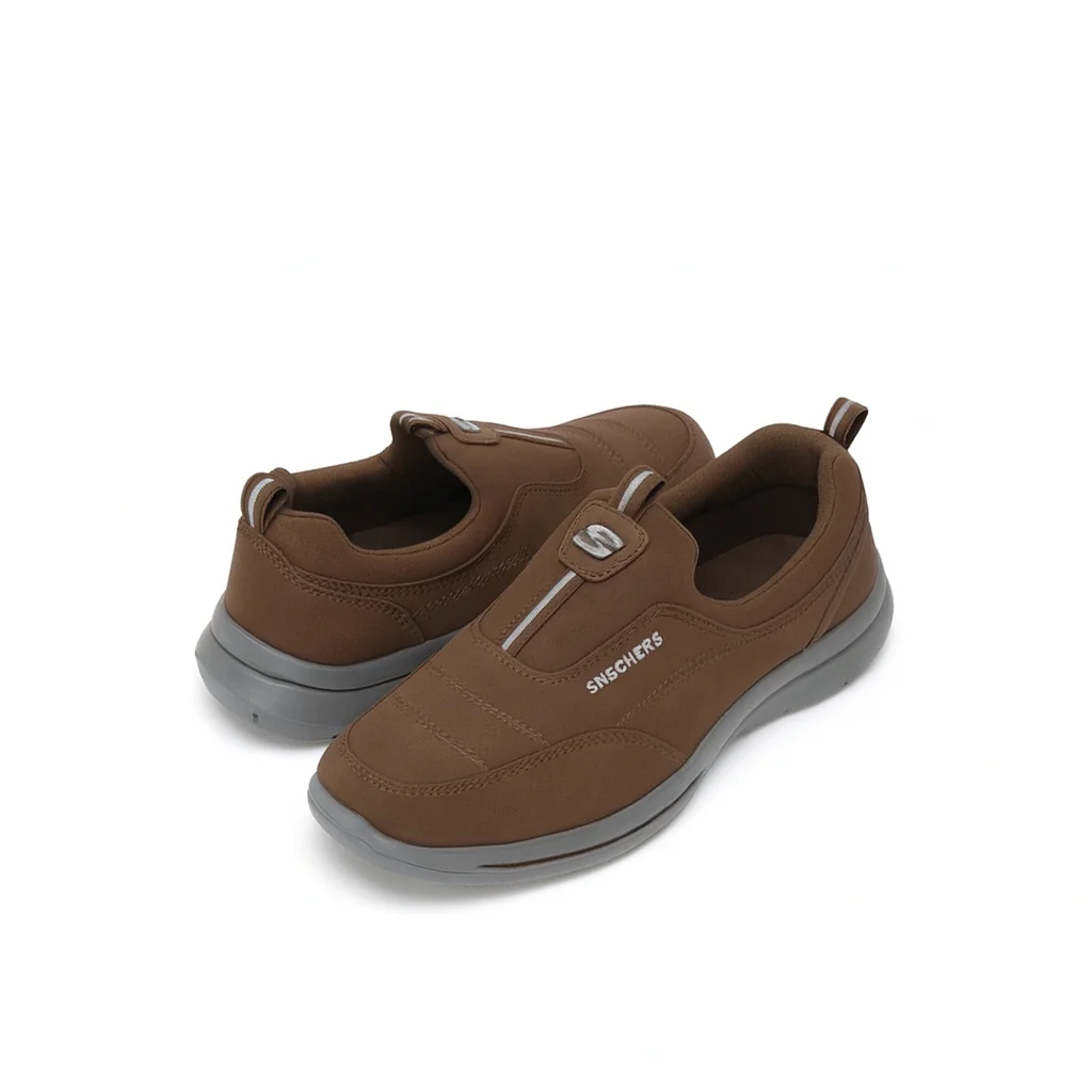 Men’s Black Slip- Walking Sneakers | Lightweight Comfortable Daily Wear Shoes |N-31 - Image 8