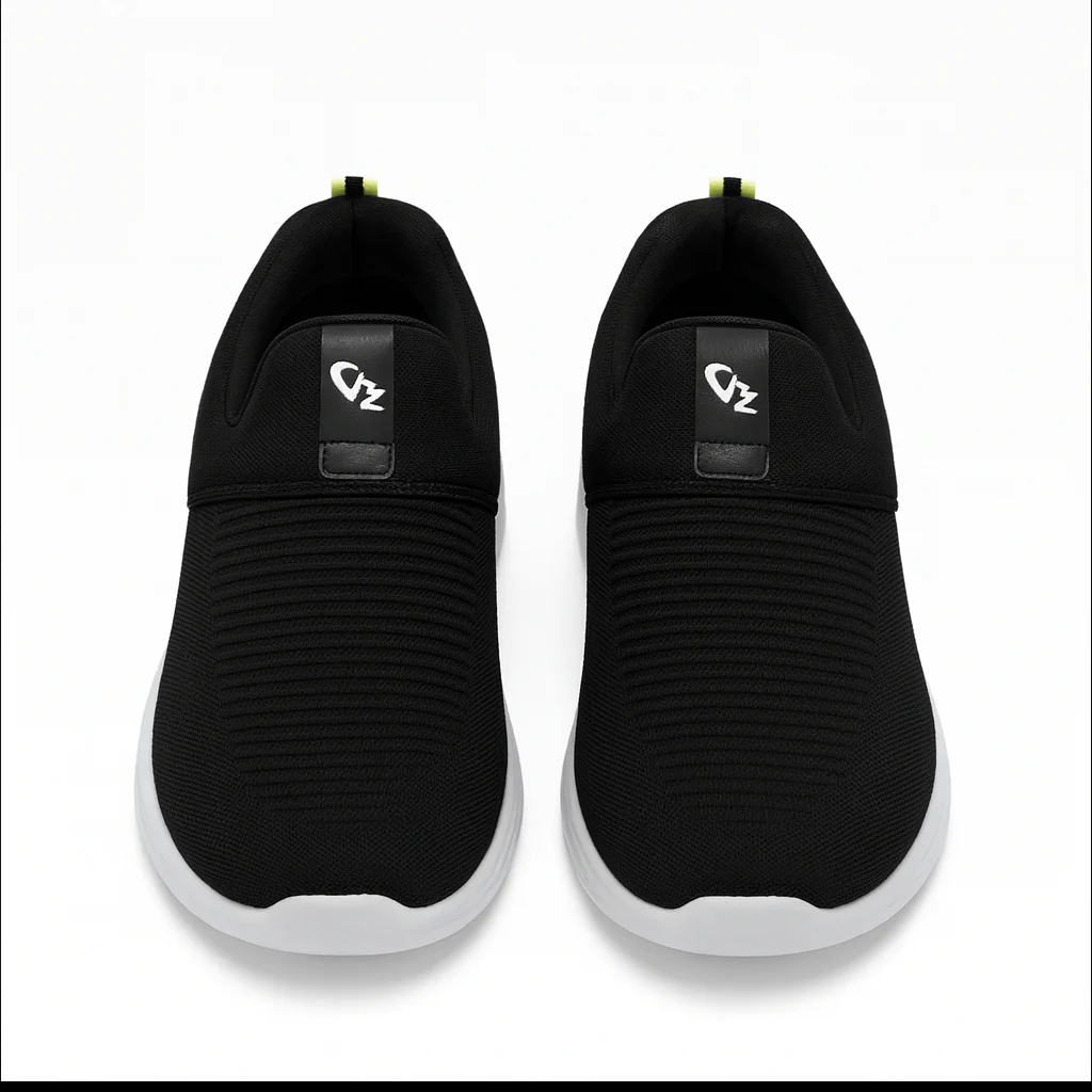 Men’s Comfort Slip-On Walking Shoes  Knitted Upper, Lightweight Soft Sole |N-23 - Image 4