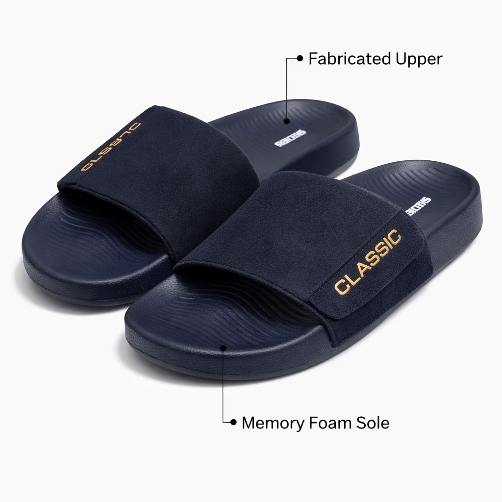 Classic Menâs Comfort Slide Slippers|ZEE-5073 - Image 3