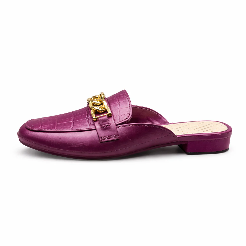 Premium PVC Chain Slip-On Mules|ZEE-344 - Image 15