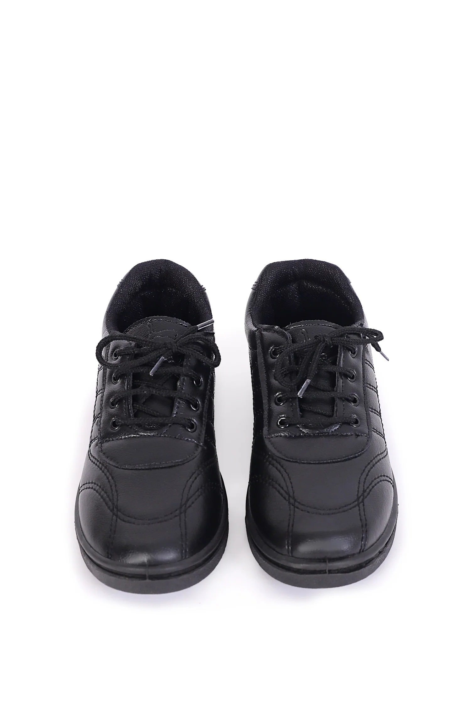 Synthetic Leather School Shoes For Boys |SBS-001 - Image 5