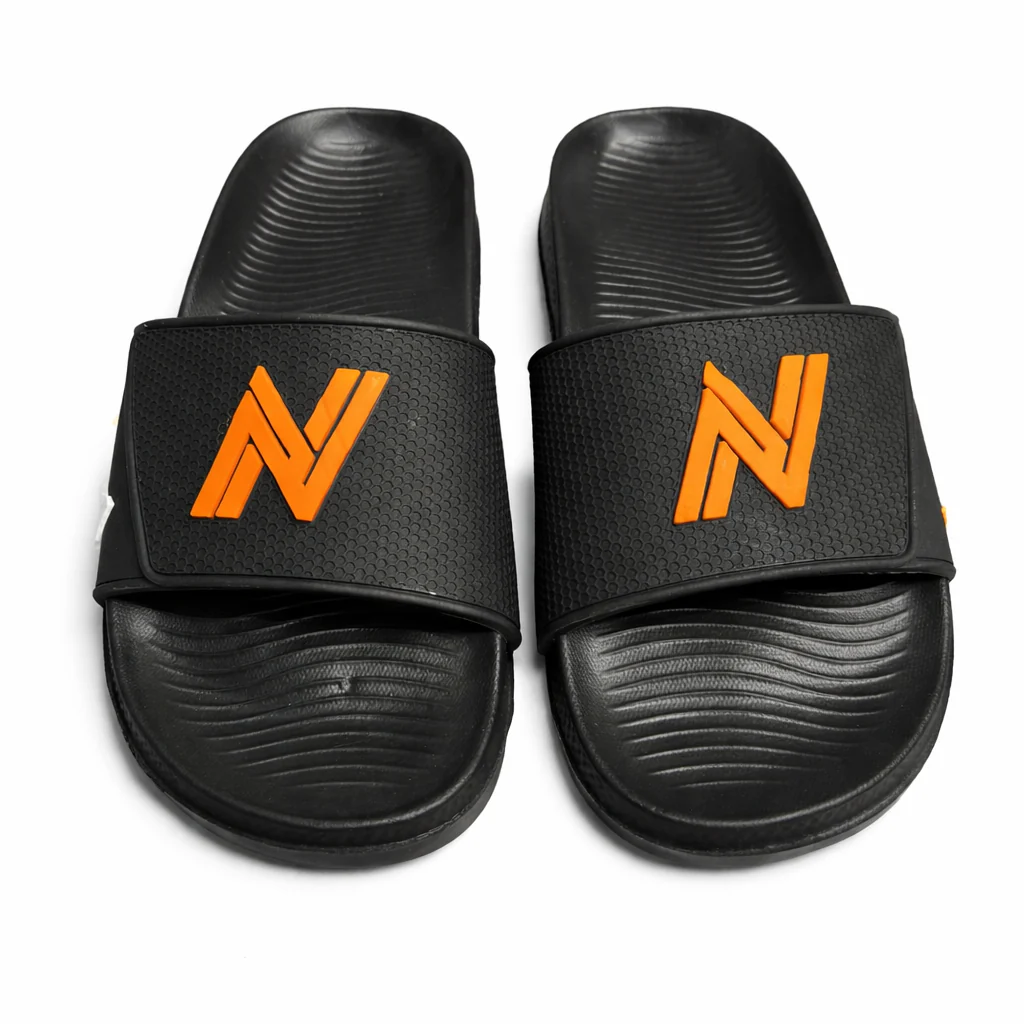 Men’s Comfort Slide Slippers Grey & Blue Slides with Cushioned Footbed |NEXT-R27 - Image 9