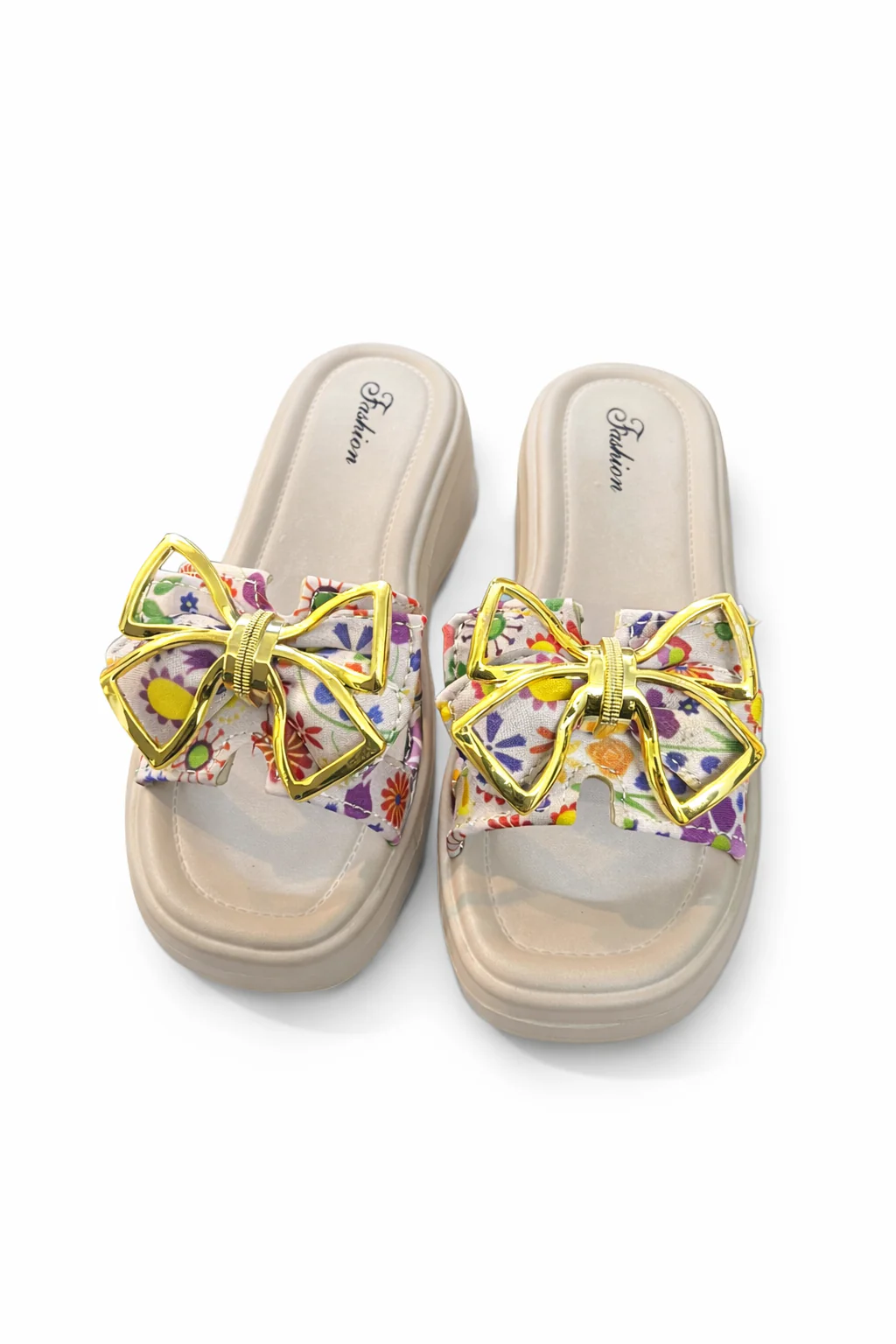 Urban Walk Women EVR Comfort Slippers Floral Bow Style| Zee-258 - Image 12