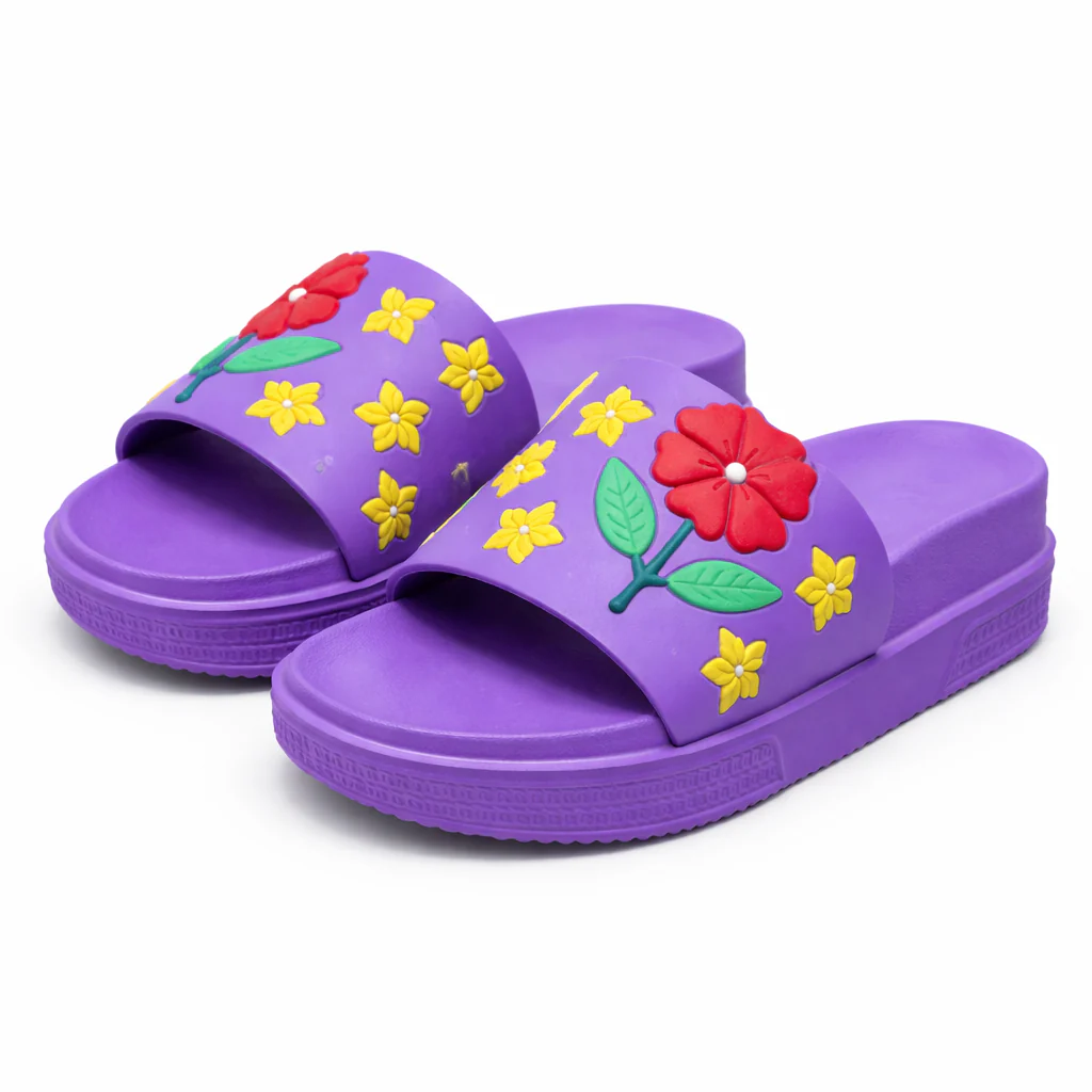Urban Walk Women Flower Comfort Slides EVA Slippers|SG-5002 - Image 2