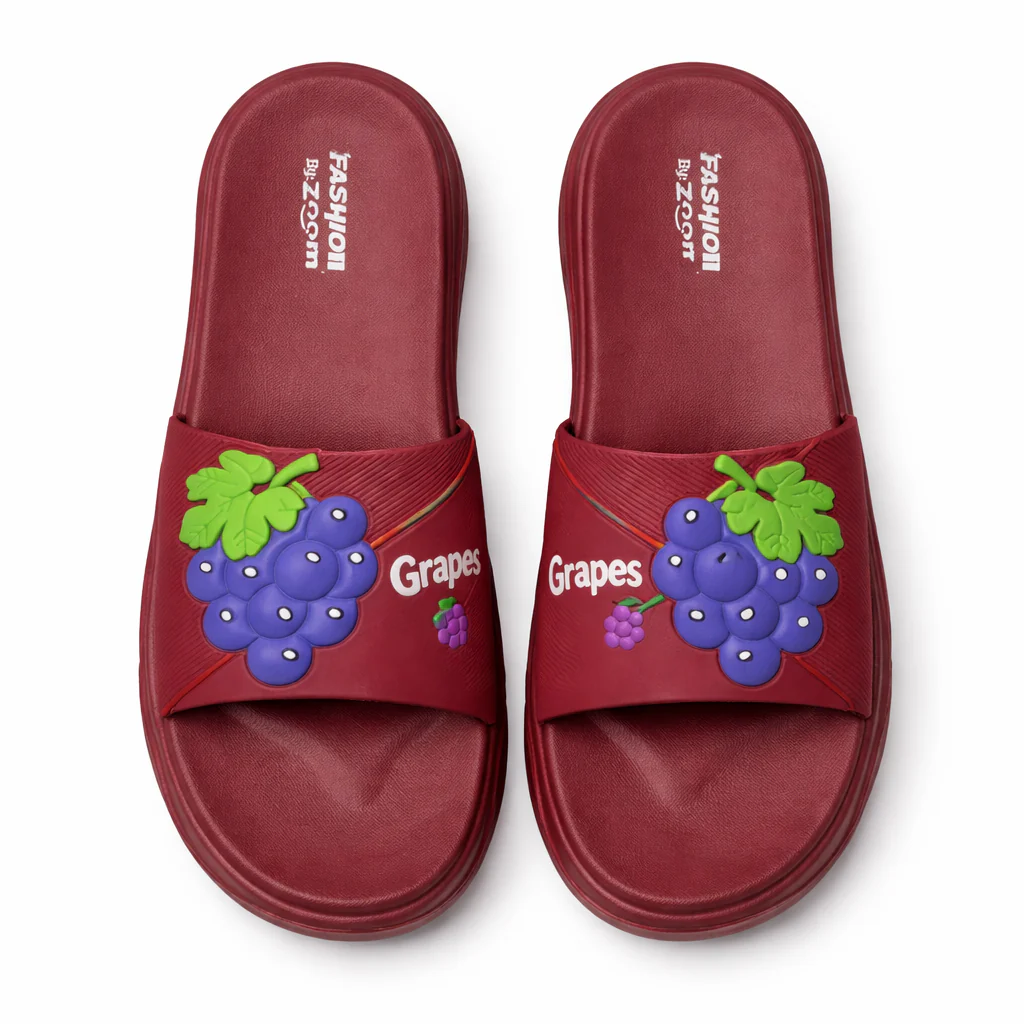 Urban Walk Women Grape Comfort Slides EVA Slippers|ZM-001 - Image 4