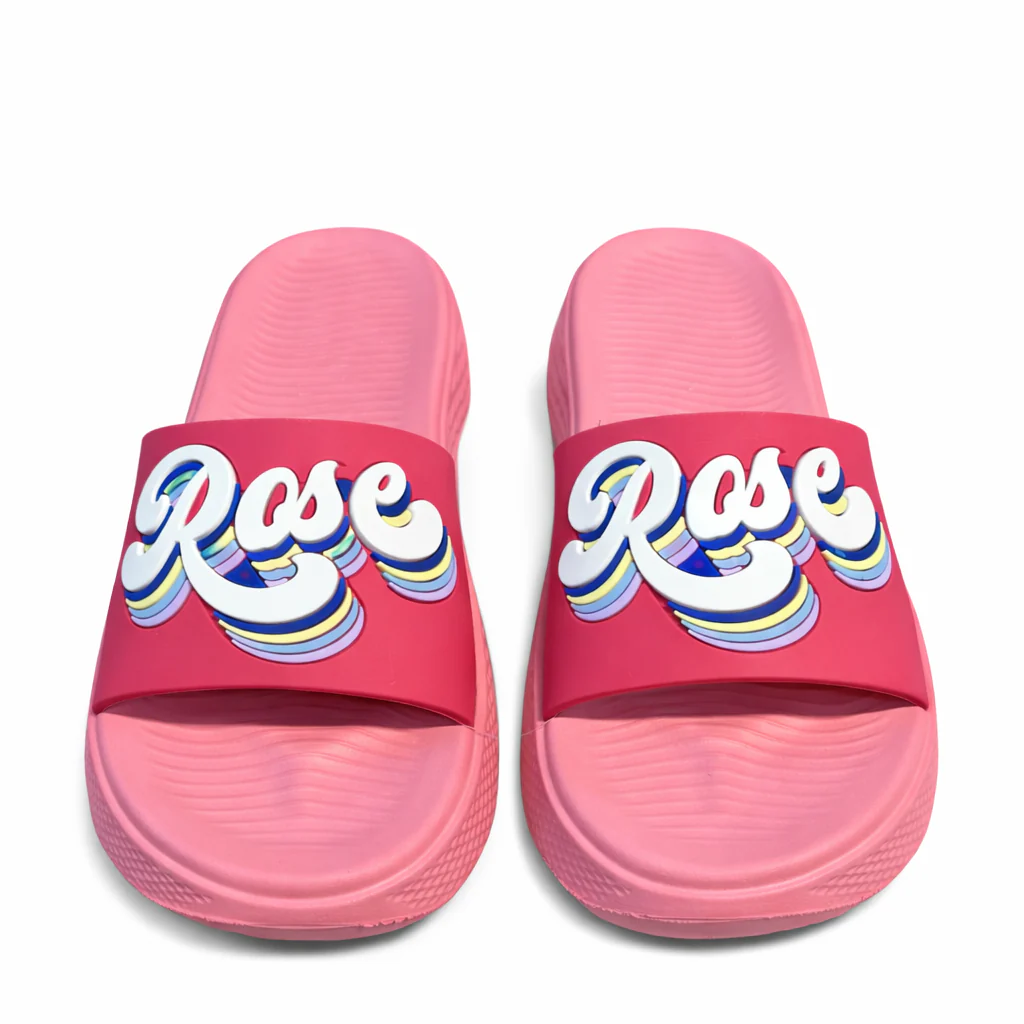 Urban Walk Women Platform Slippers Premium Comfort Slide |WJ-4401 Rose - Image 10