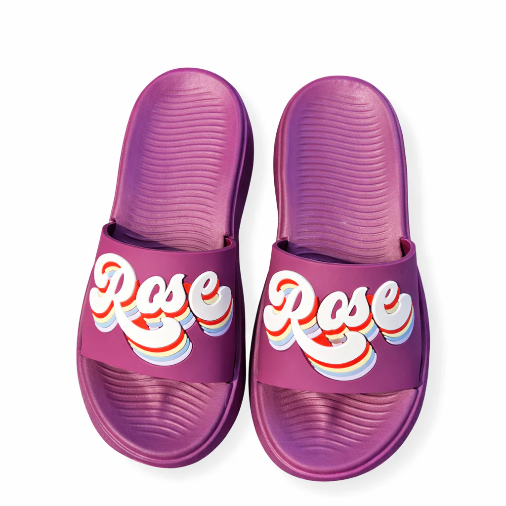 Urban Walk Women Platform Slippers Premium Comfort Slide |WJ-4401 Rose - Image 14