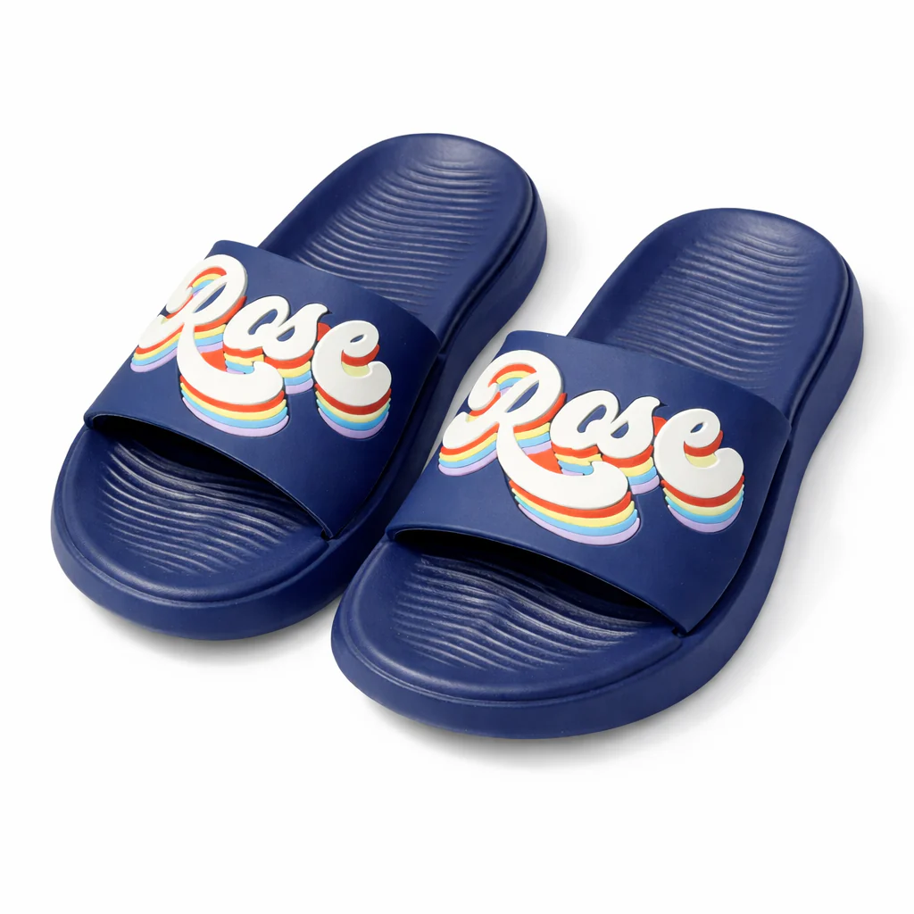 Urban Walk Women Platform Slippers Premium Comfort Slide |WJ-4401 Rose - Image 4