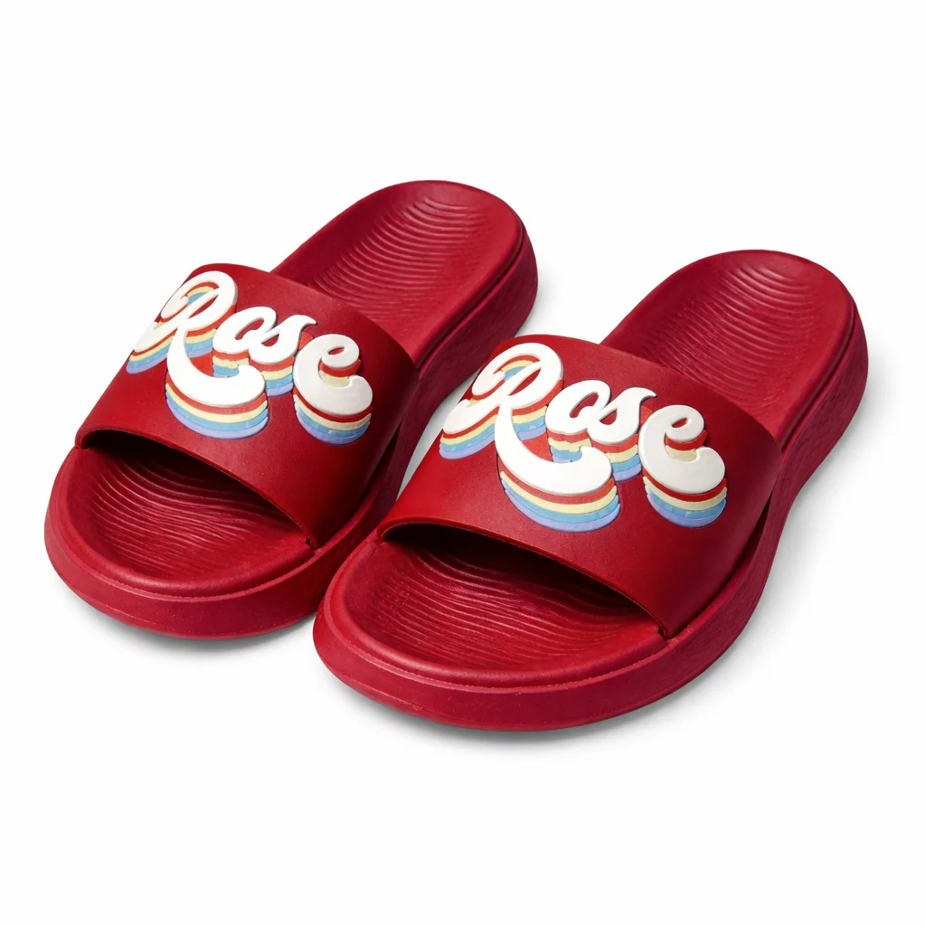 Urban Walk Women Platform Slippers Premium Comfort Slide |WJ-4401 Rose - Image 5