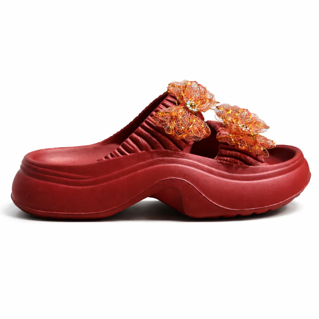Urban Walk kids EVR Slippers with Bow|Yes-01 - Image 9