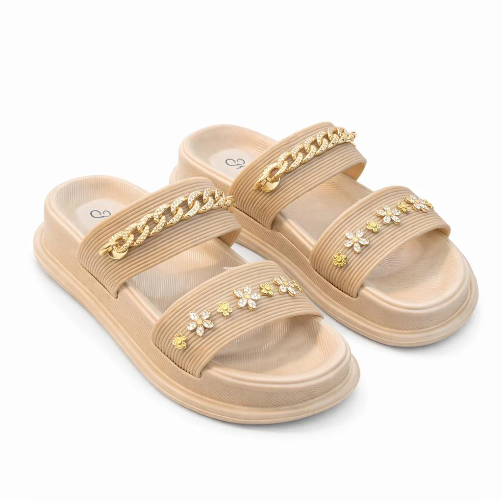 Urban Walk Women’s Luxury Chain Slide Slippers|Zee-251 - Image 6