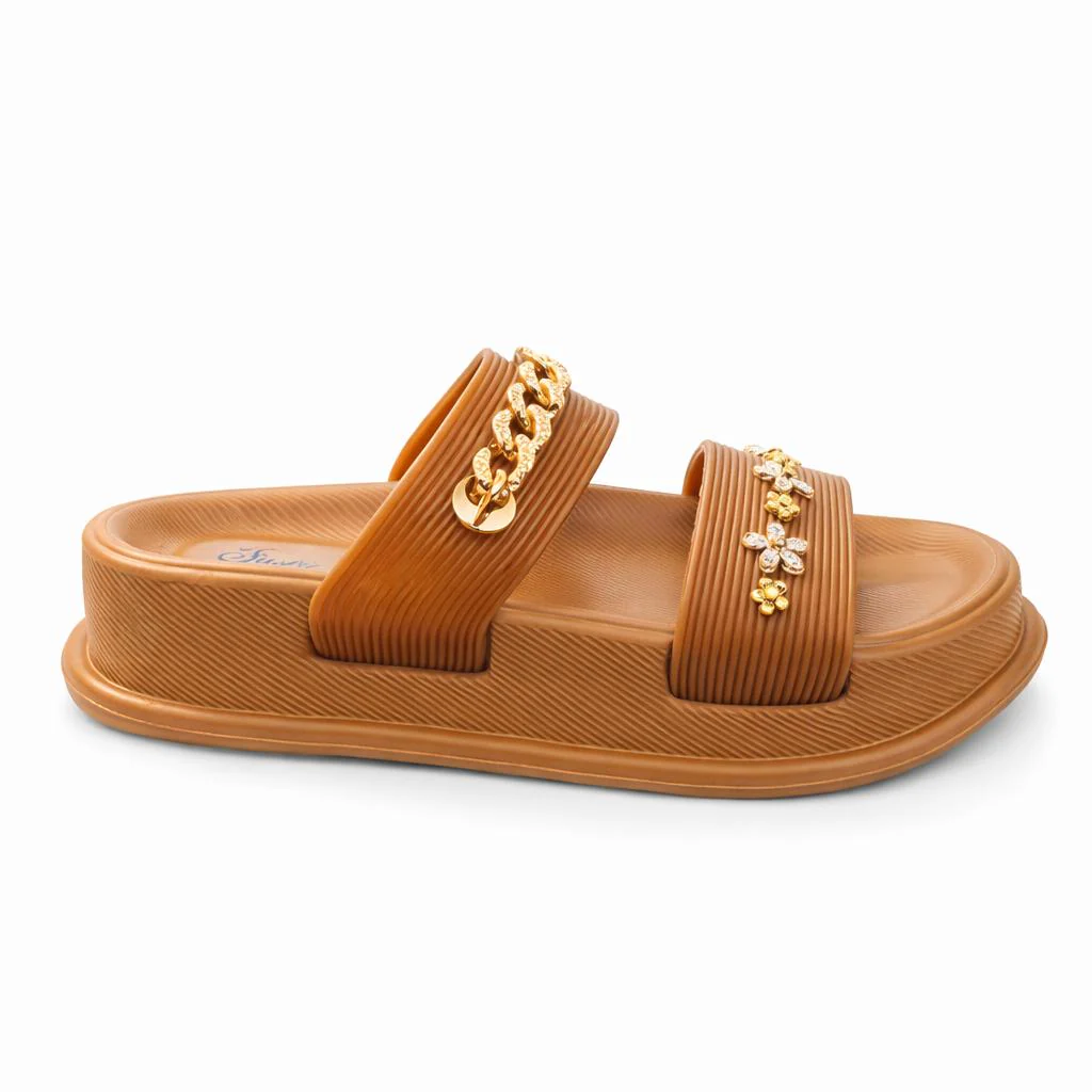 Urban Walk Women’s Luxury Chain Slide Slippers|Zee-251 - Image 8