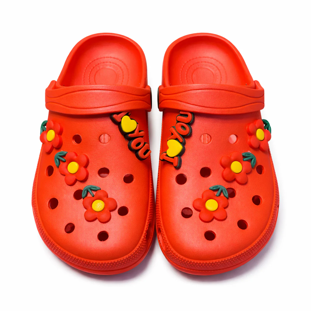 Women’s EVR Clogs with Flower Charms Lightweight Comfort Slippers|FF-C02 - Image 11